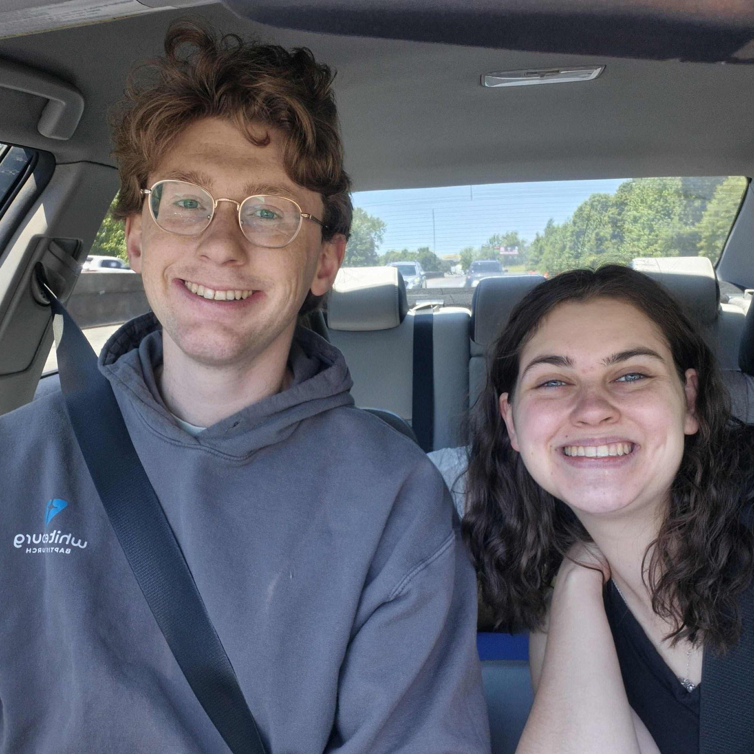 At the start of our Louisiana trip.