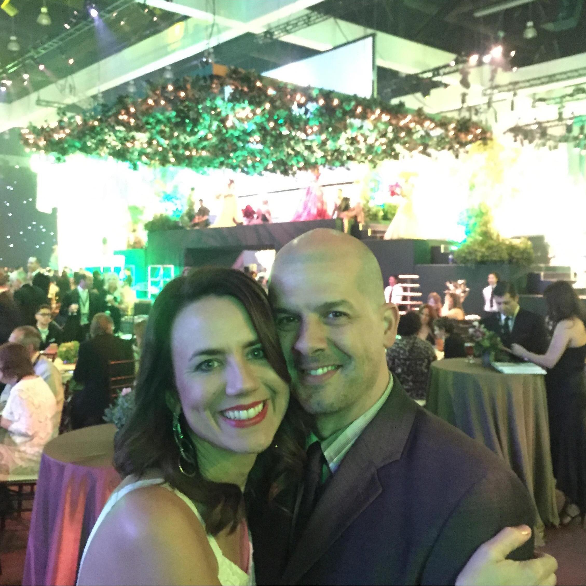 Our first Valentine's Day celebration included a post-Grammys party with Kool & The Gang...