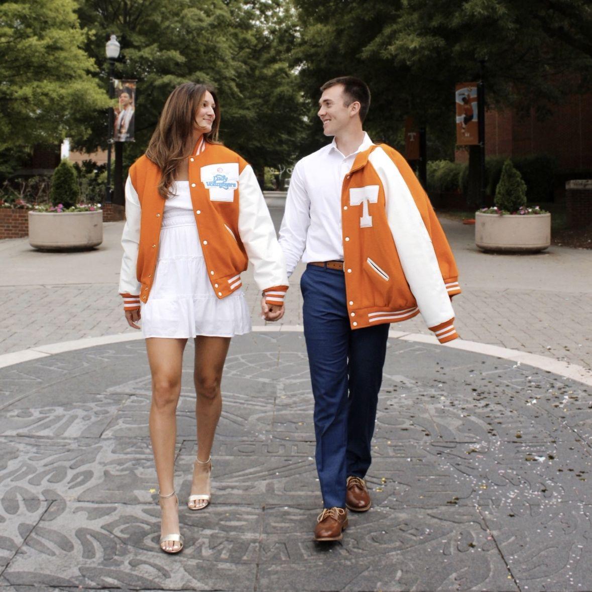 Walking over the seal together! 2025 UTK Grads!