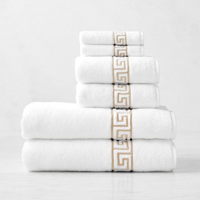 Greek Key Towels