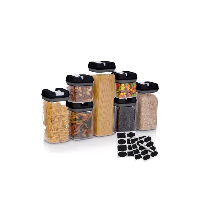 Cheer Collection Airtight Food Storage Containers, Set of 7