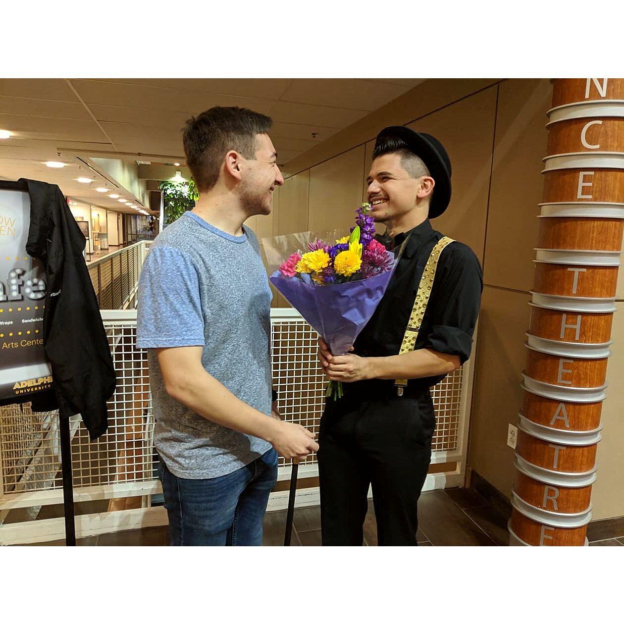 The first time Elliott saw Mark perform in October 2018.