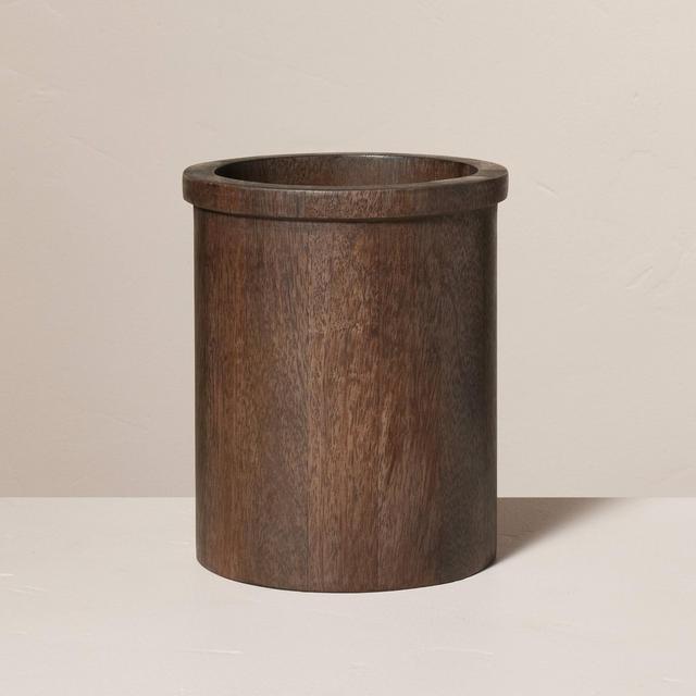 Wooden Utensil Holder Pickled Black - Hearth & Hand™ with Magnolia