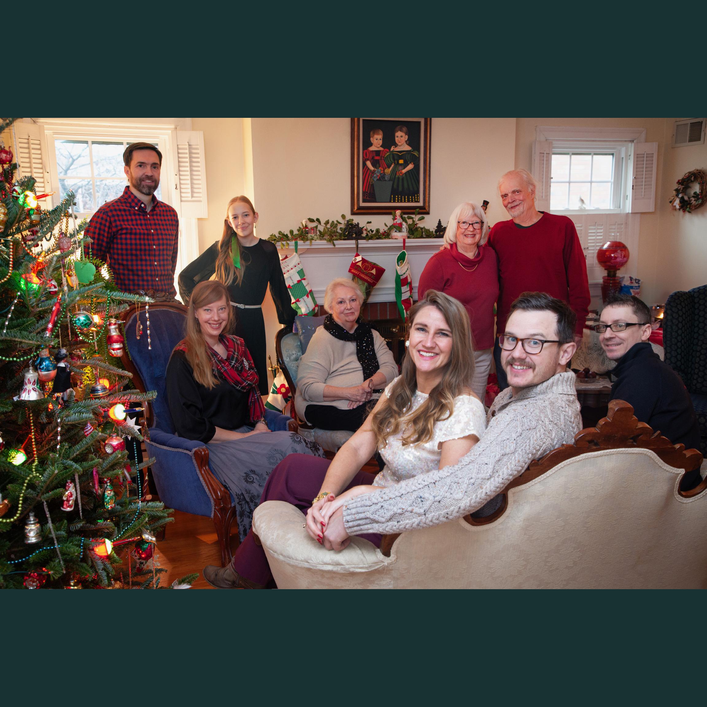 Christmas at Jenny's Mom's house.