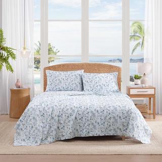 Surfside Cotton Percale 4-Piece Sheet Set