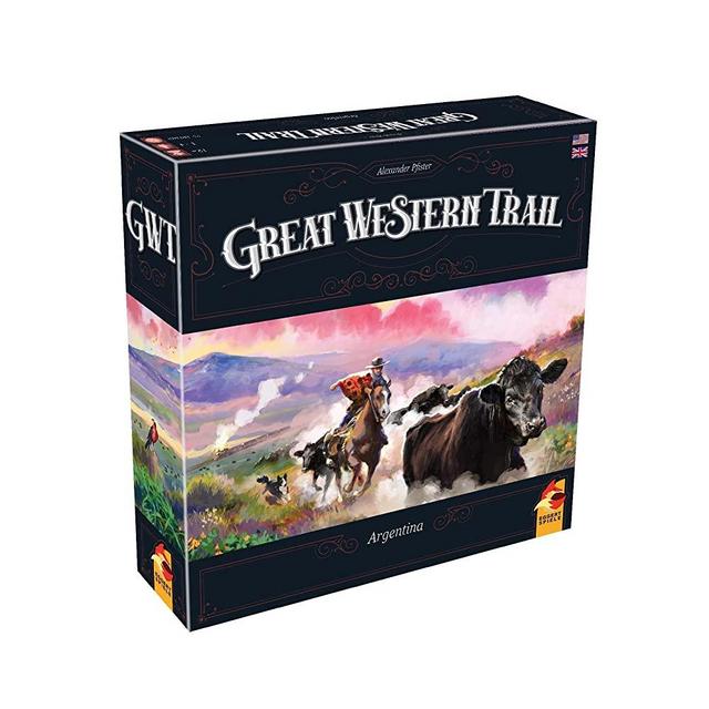 Great Western Trail 2nd Edition Argentina Board Game | Cowboy Themed Strategy Game for Adults and Kids | Ages 12+ | 2-4 Players | Average Playtime 75-150 Mins | Made by Eggertspiele