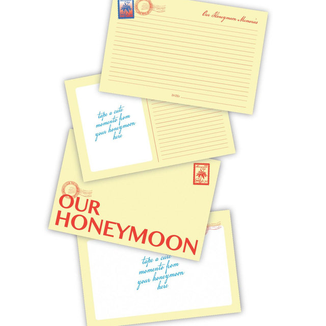 Honeymoon photo album insert pack