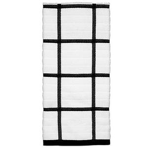 All-Clad Plaid Kitchen Towel in Black