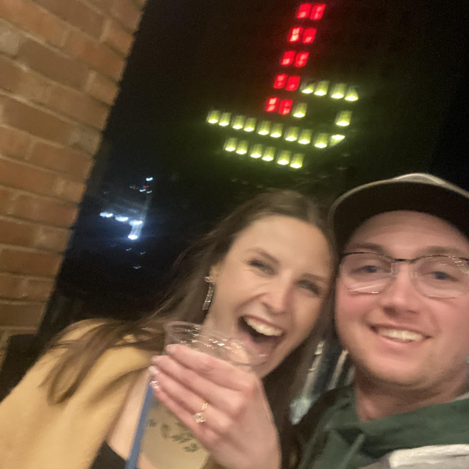 Our first picture engaged!! (Dec. 31, 2024 around 11:40 pm)