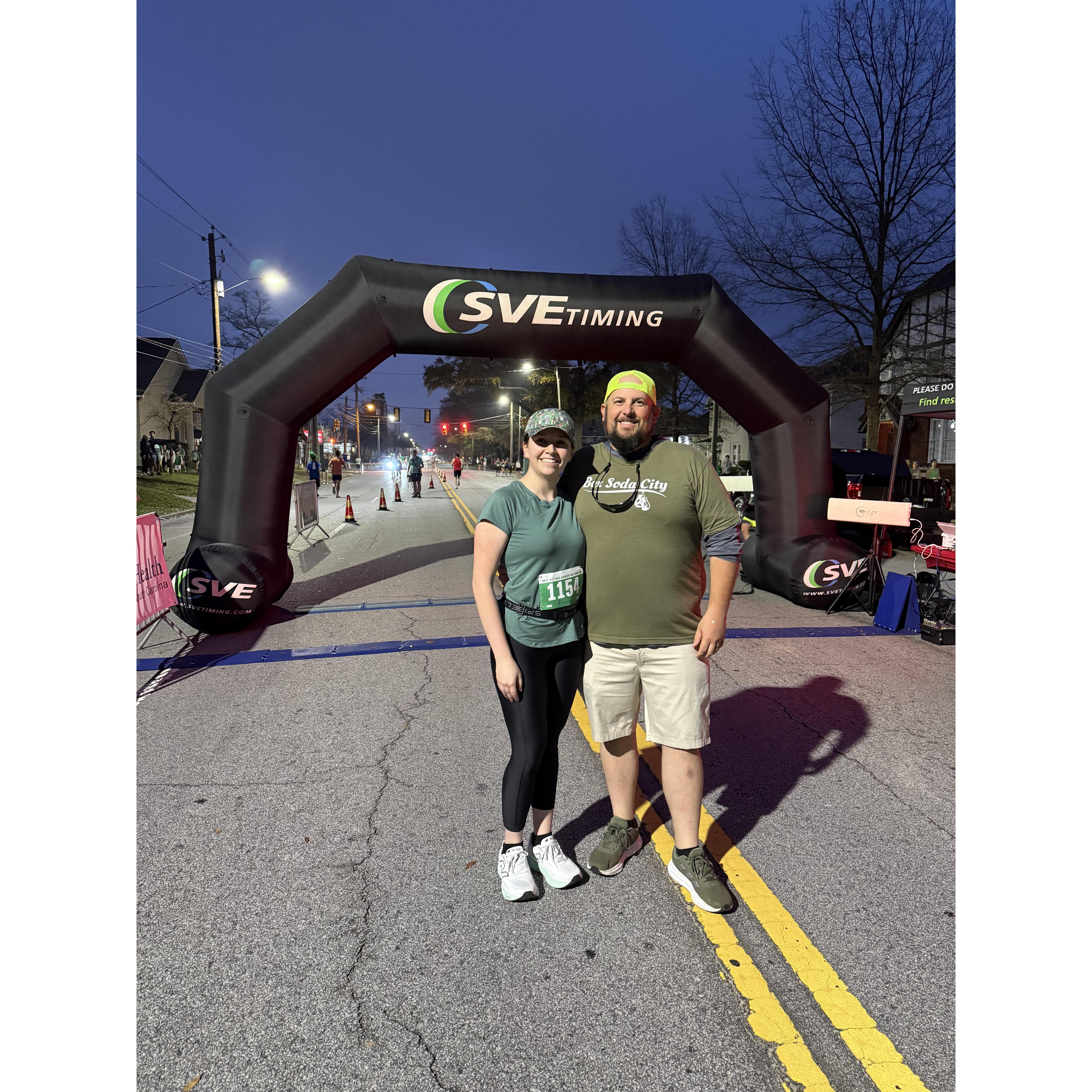 Tarin's St Patty's Day Five Points Run.