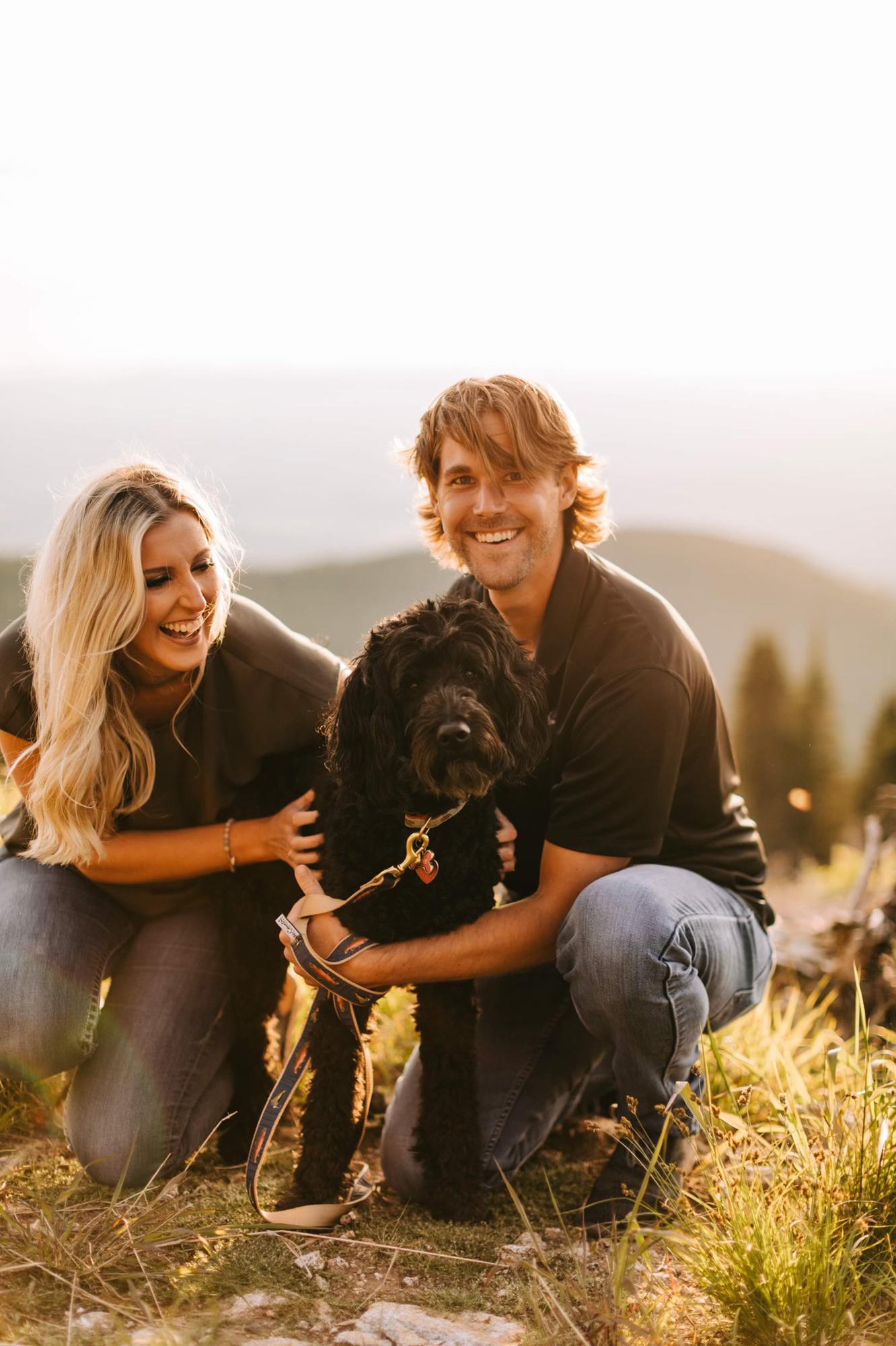 Our engagement photos of course had to feature Annie