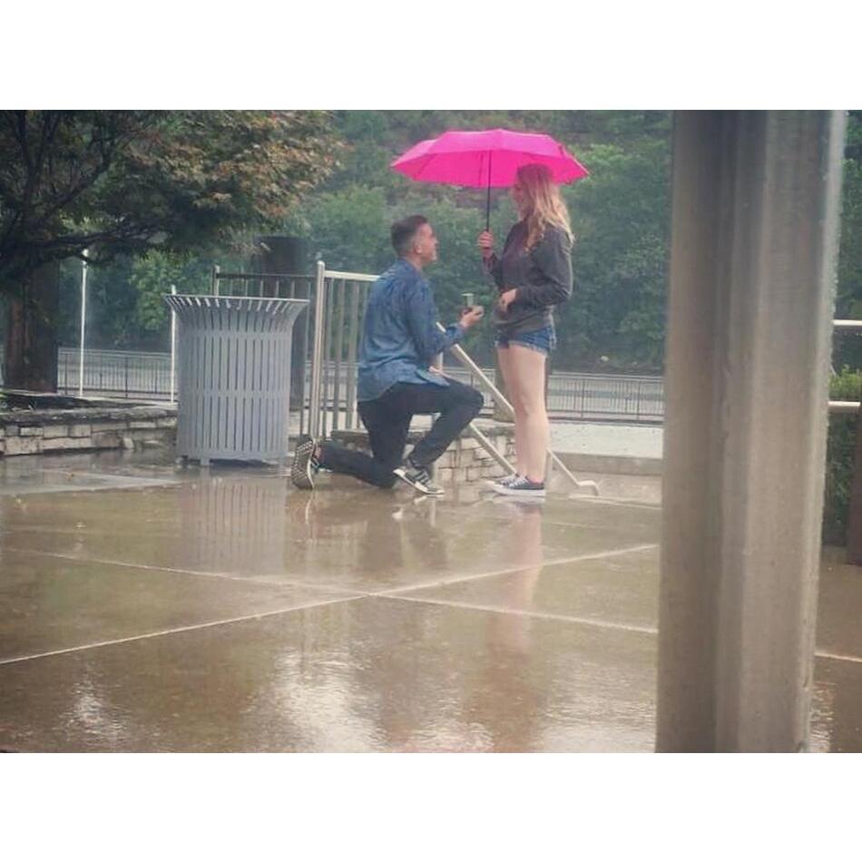The proposal! The Landing, Brandon, MO