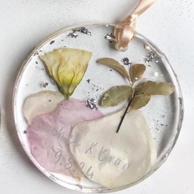 Wedding flower preservation- ornament