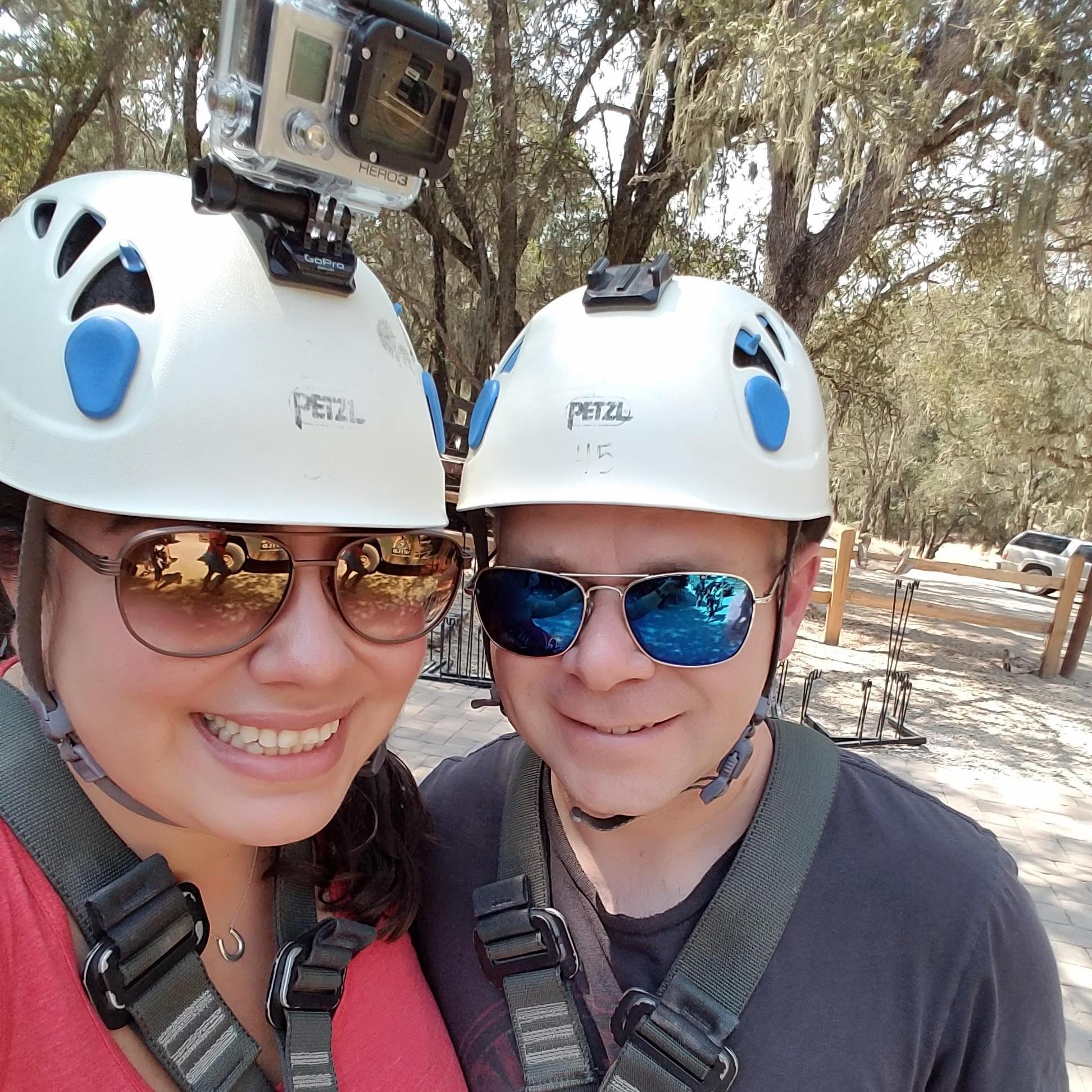 Zip Lining in Santa Margarita - August 2016