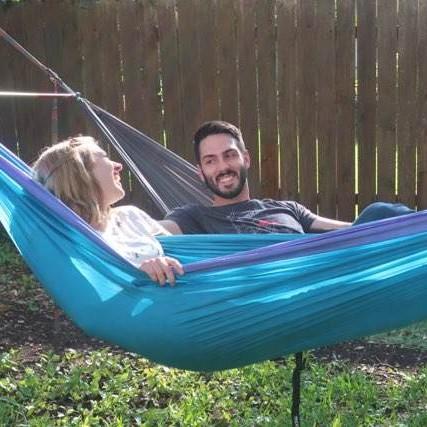 "Hanging" out.