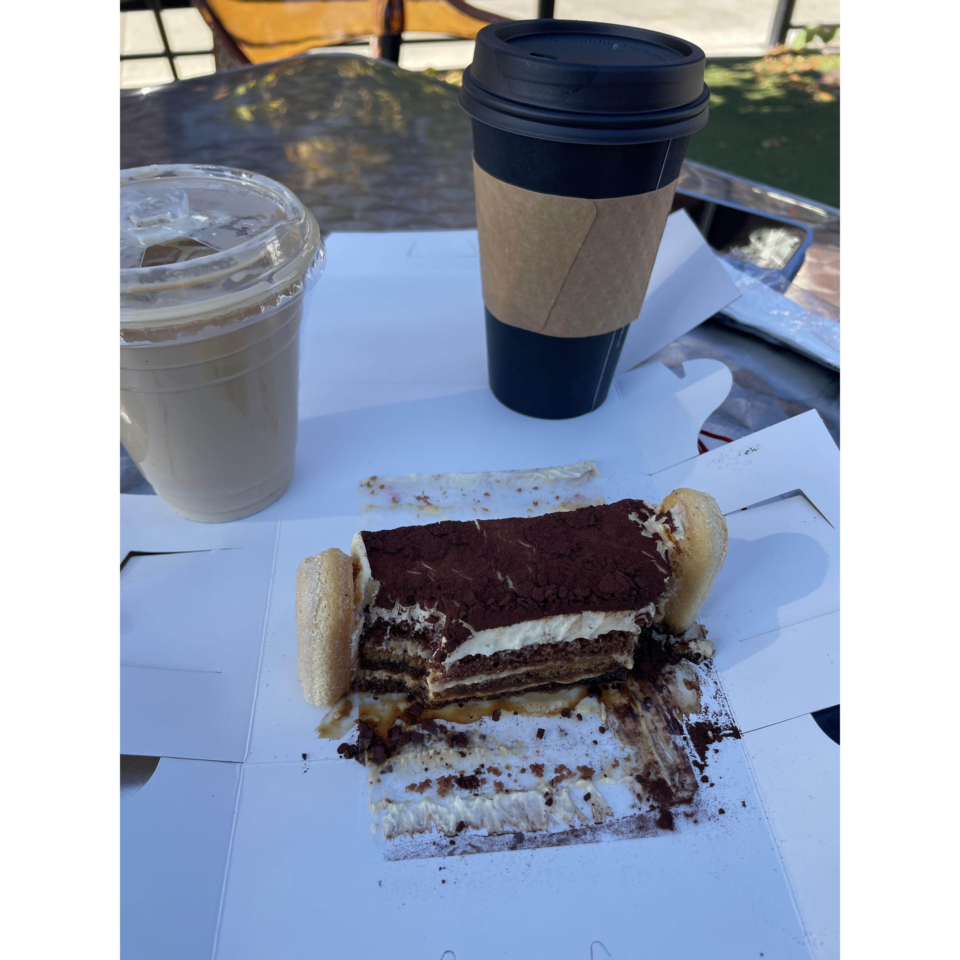 Best tiramisu I've ever had. I'm sure it's obvious what we did that day. (Our favorite things)