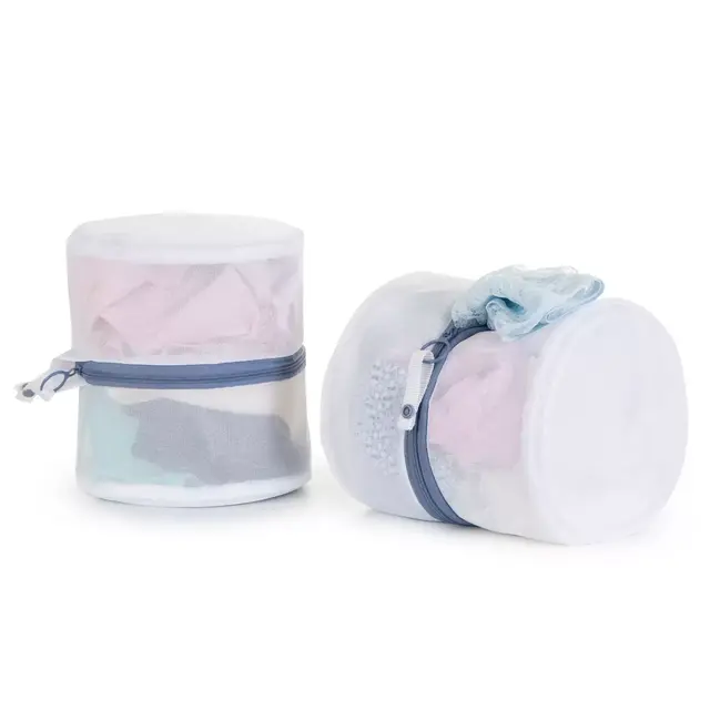 Simply Essential™ Mesh Intimates Wash Bags in White (Set of 2)