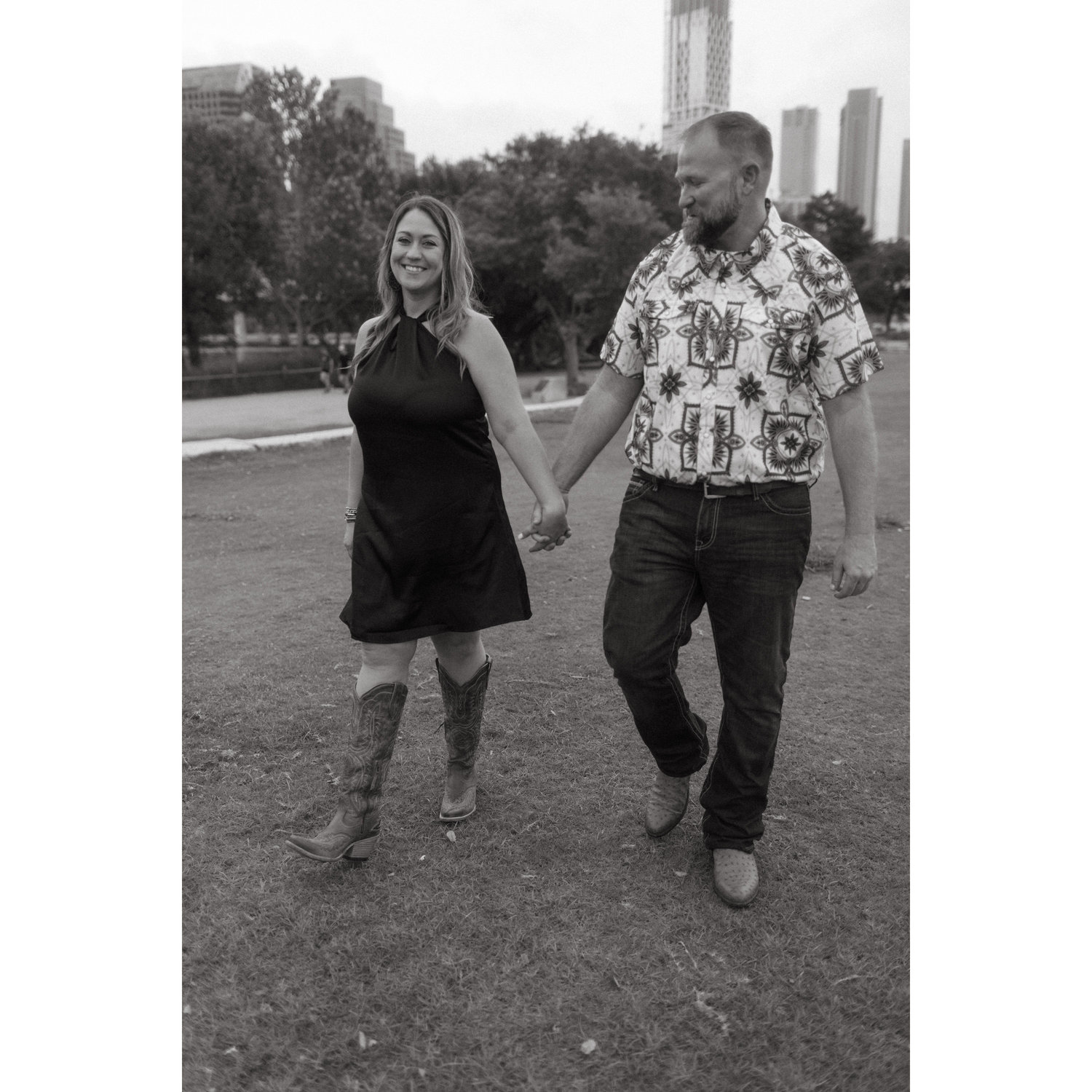 Our Engagement Photo Session at Town Lake in Downtown Austin!