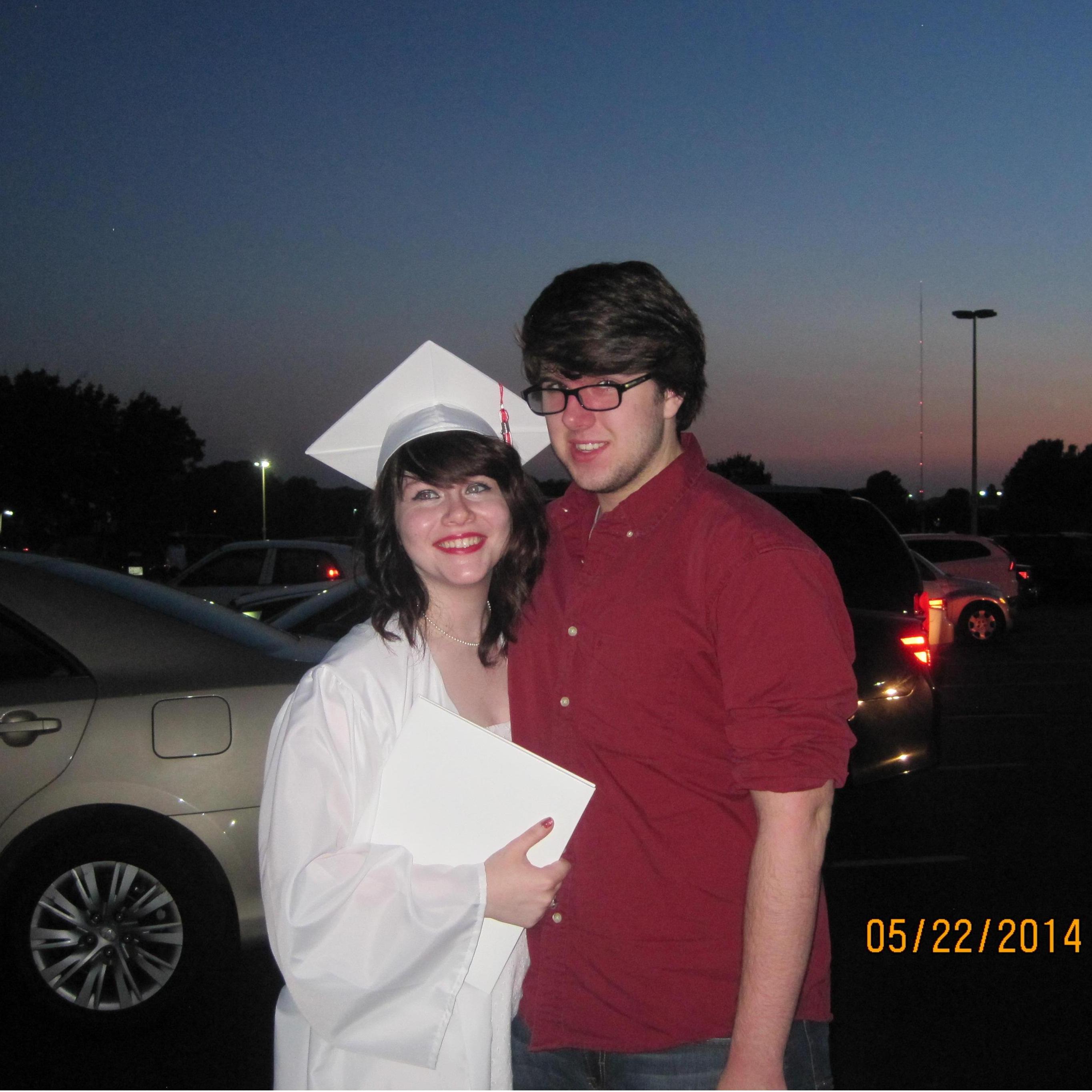 My high school graduation