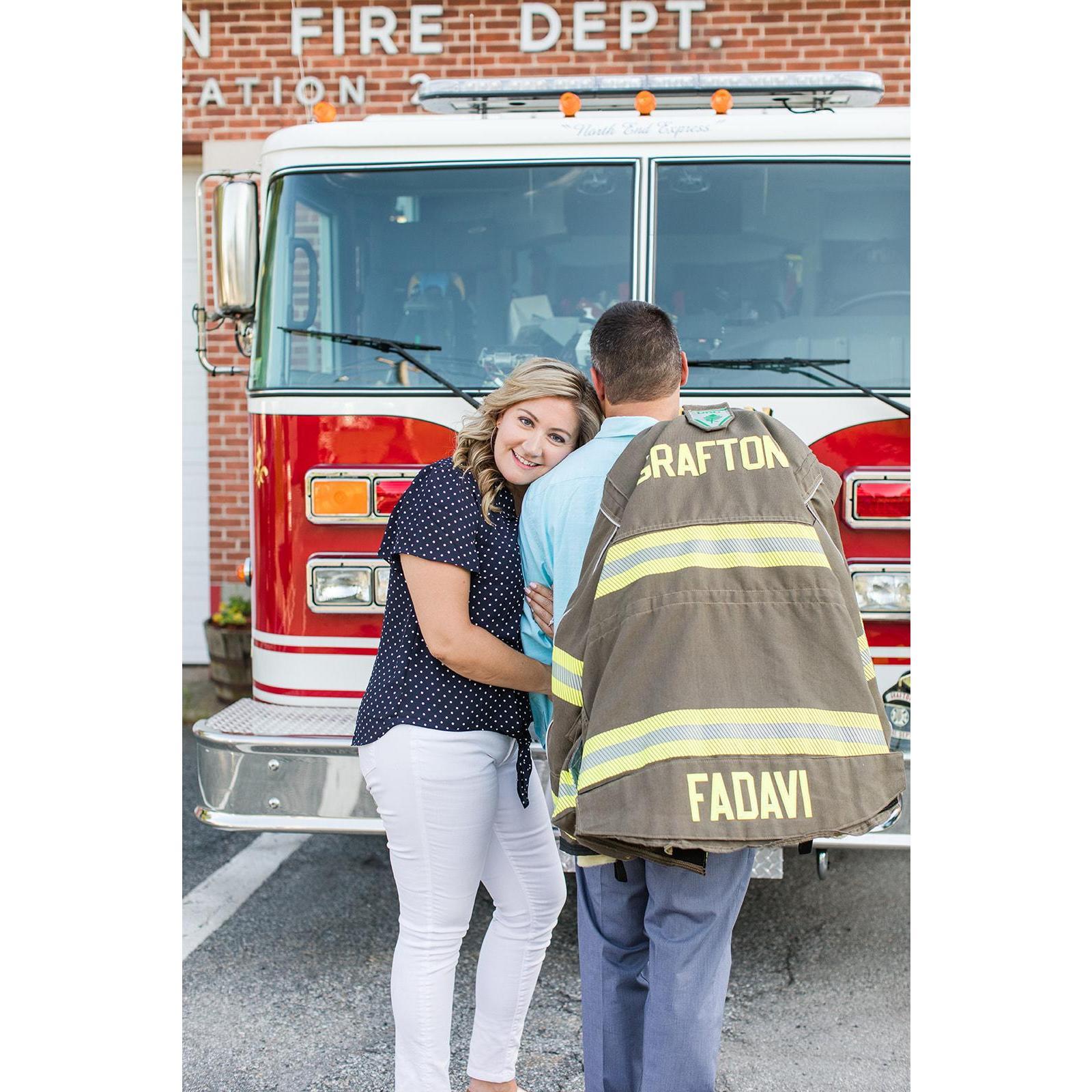Engagement shoot at Darab's firehouse with #eisleyimages