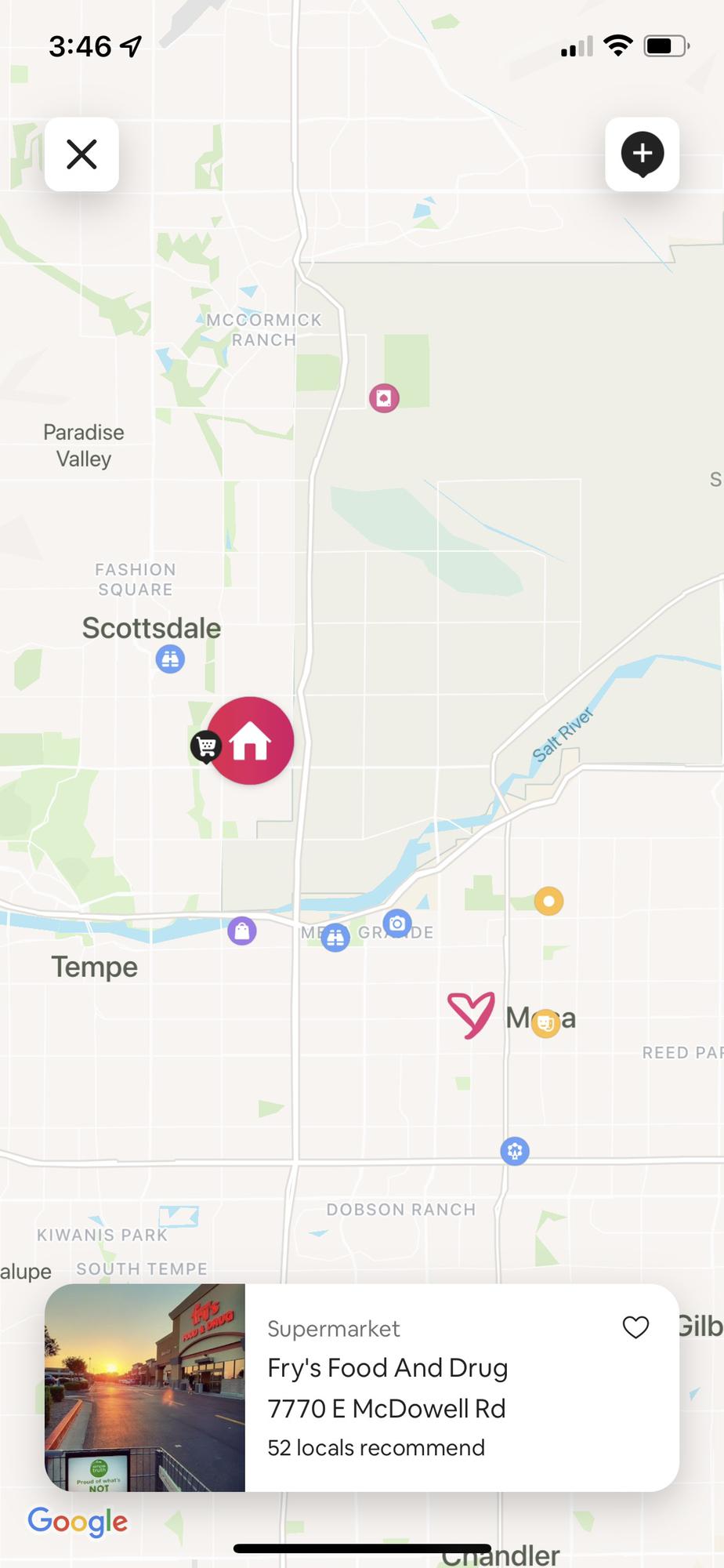 Location of Venue relative to our AirBnb