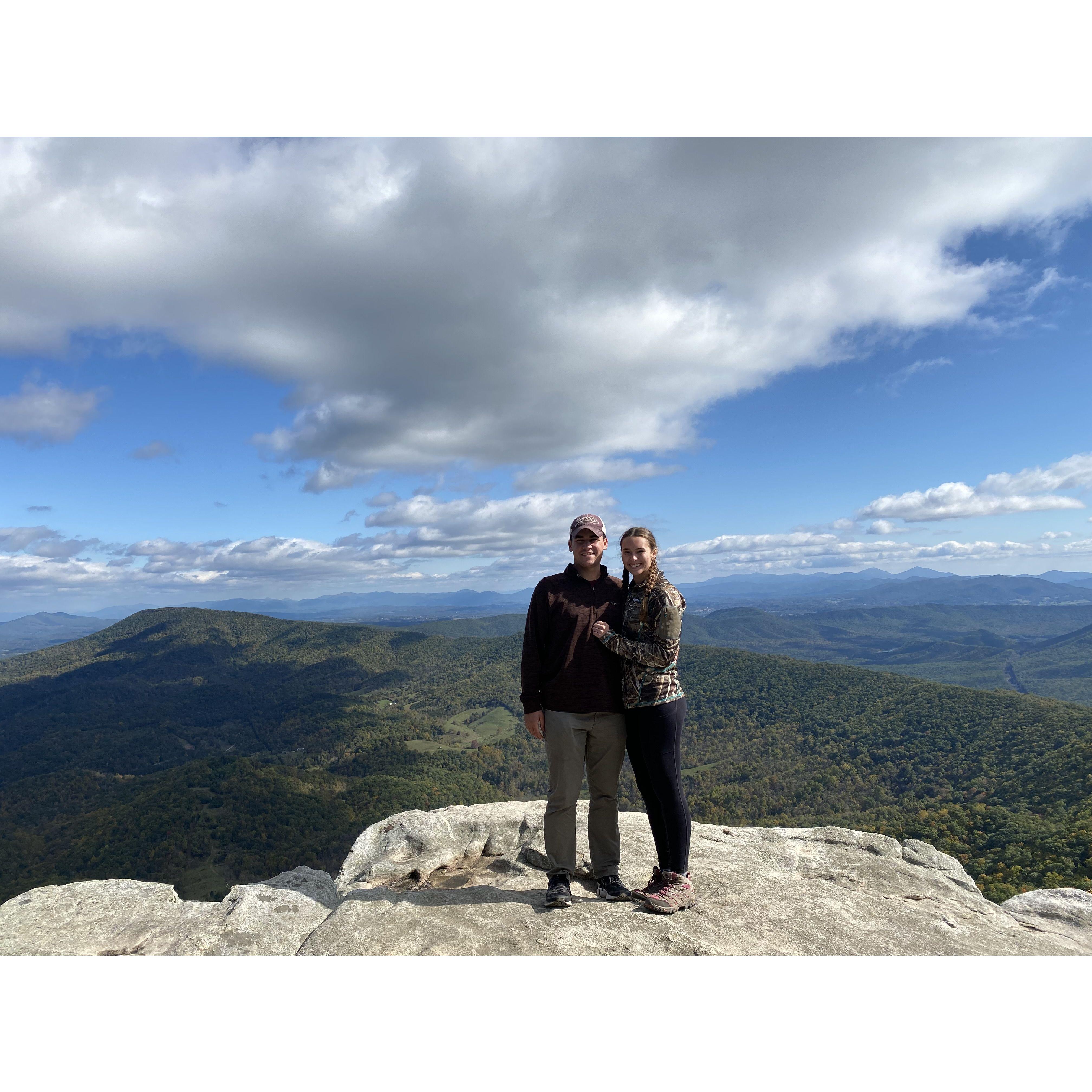 October 13, 2021: Hiked McAfee Knob