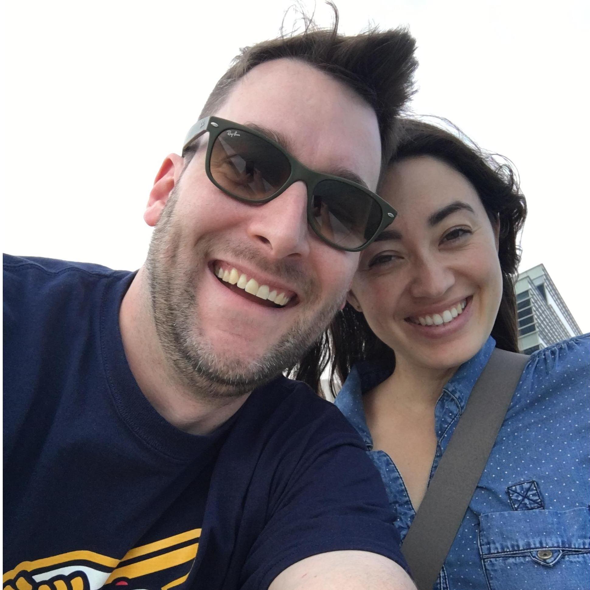 our first photo together!