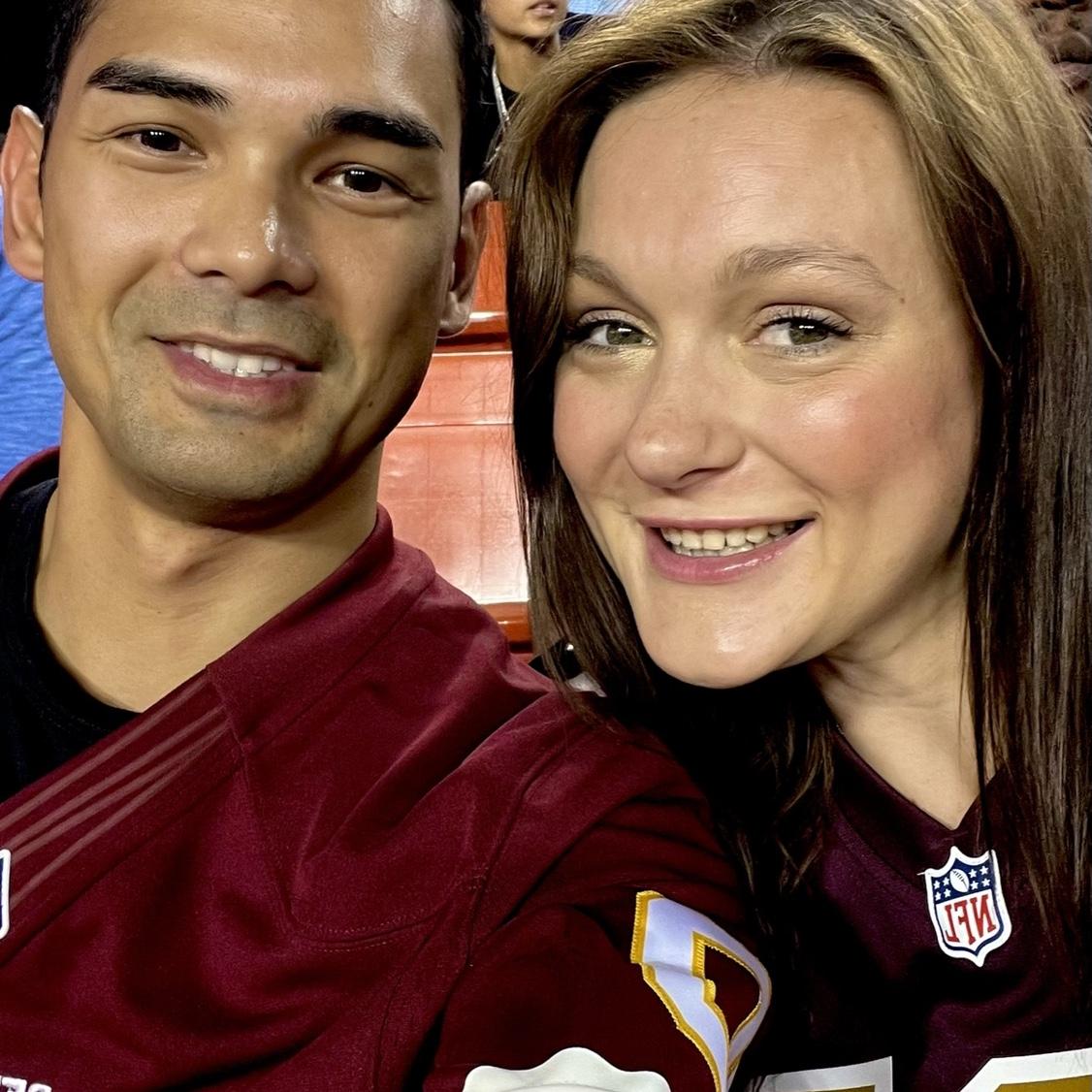 1st NFL game together- Redskins beat the Ravens!