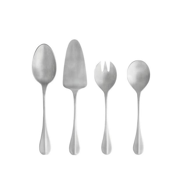 Nau Brushed 4-Piece Hostess Serving Set