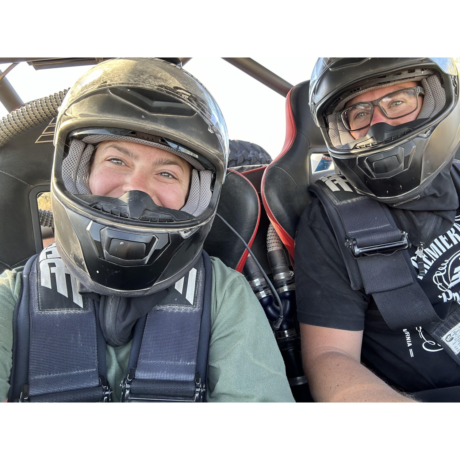 Love using the rzr and going riding. Hands in the rzr at all times!