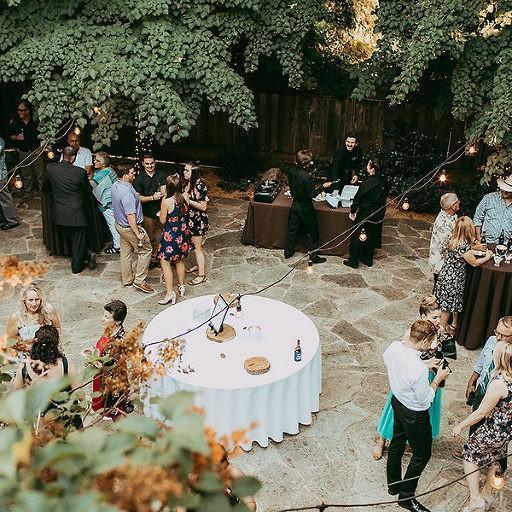 Back Patio at Forest House Lodge