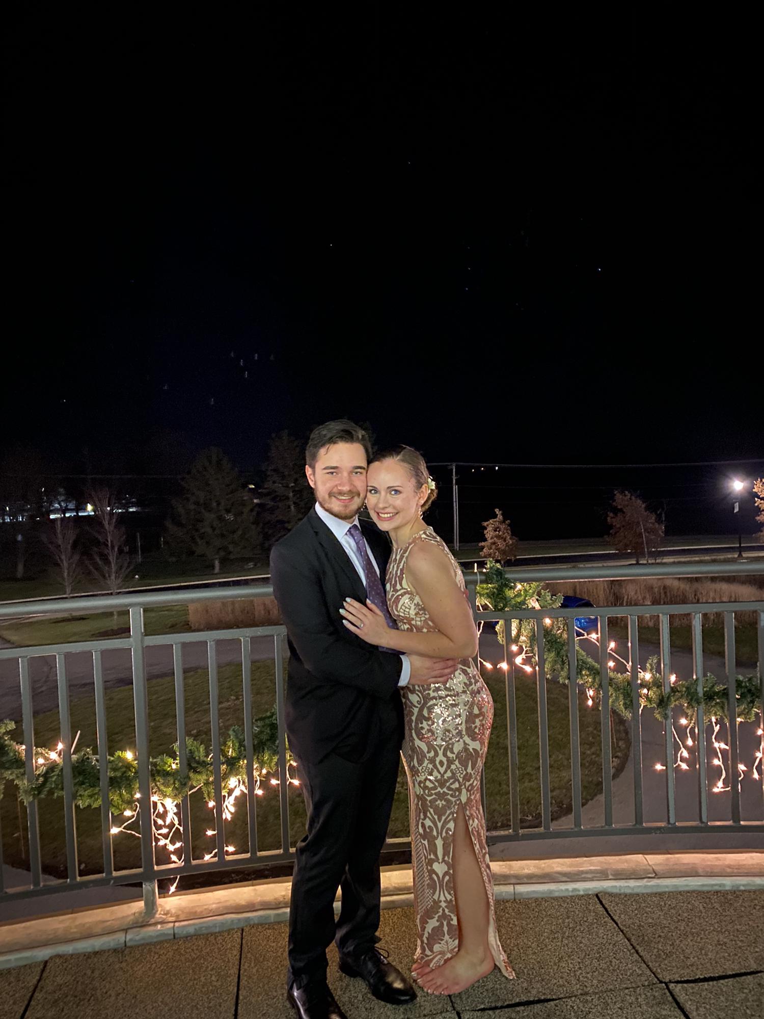 Had an excuse to get dressed up for a winter formal at our school! 😄