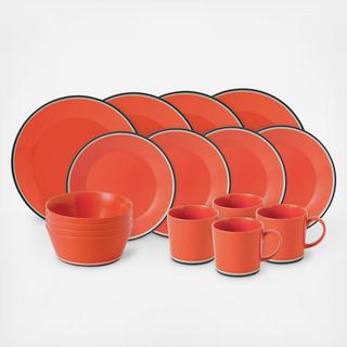 Colours 16-Piece Dinnerware Set, Service for 4