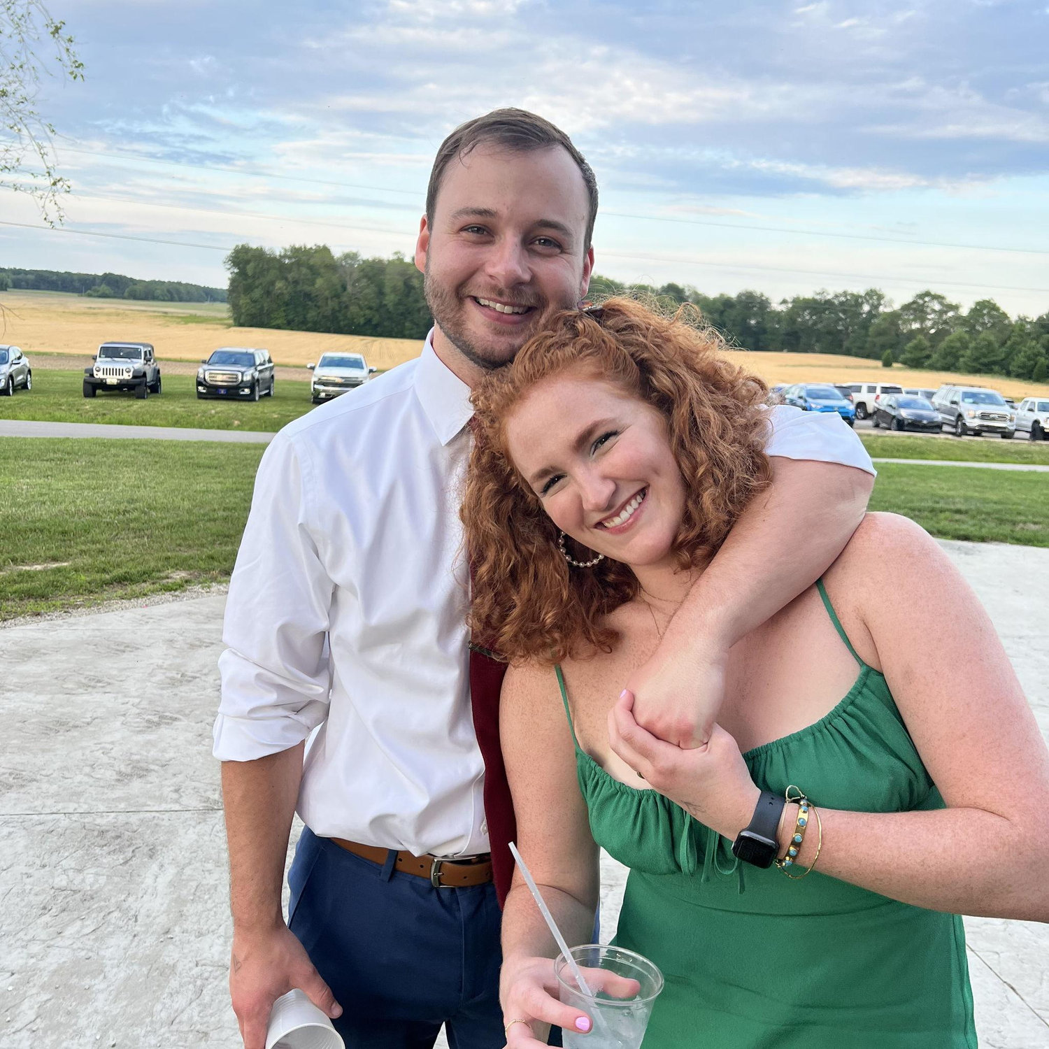 the first wedding we attended together