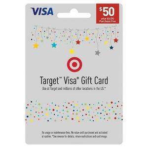 Target Visa - Visa Gift Card - $50 + $5 Fee