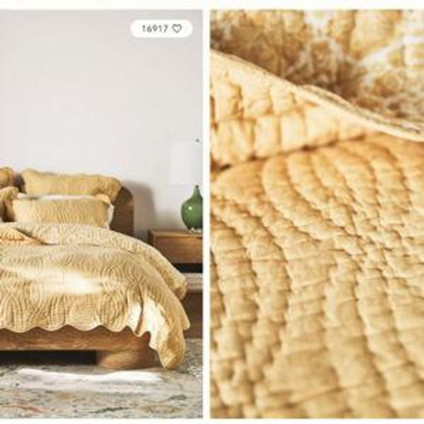 Iluka 100% Cotton Gauze Floral Quilt