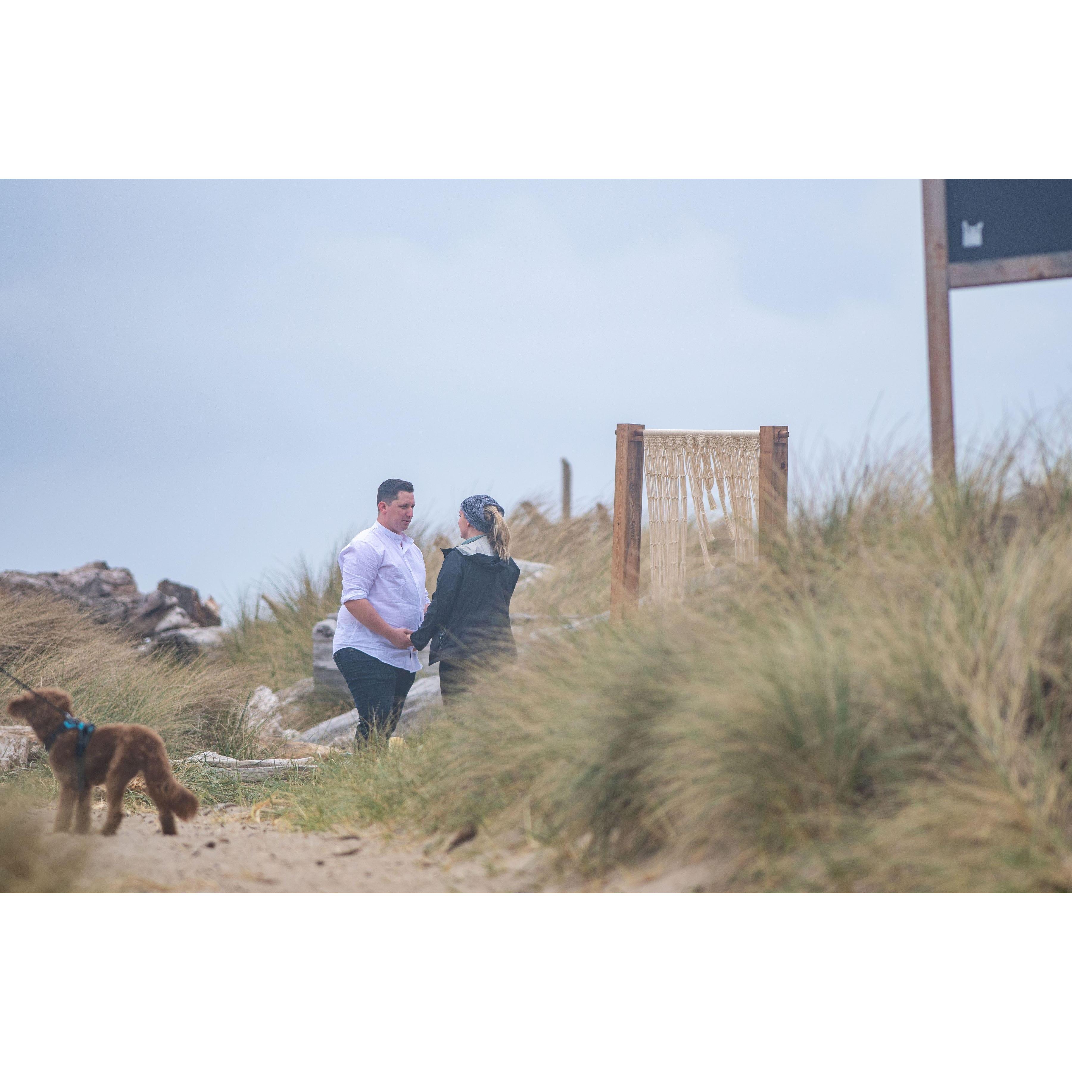 April 2021 - Proposal Day at Rockaway, Beach.
