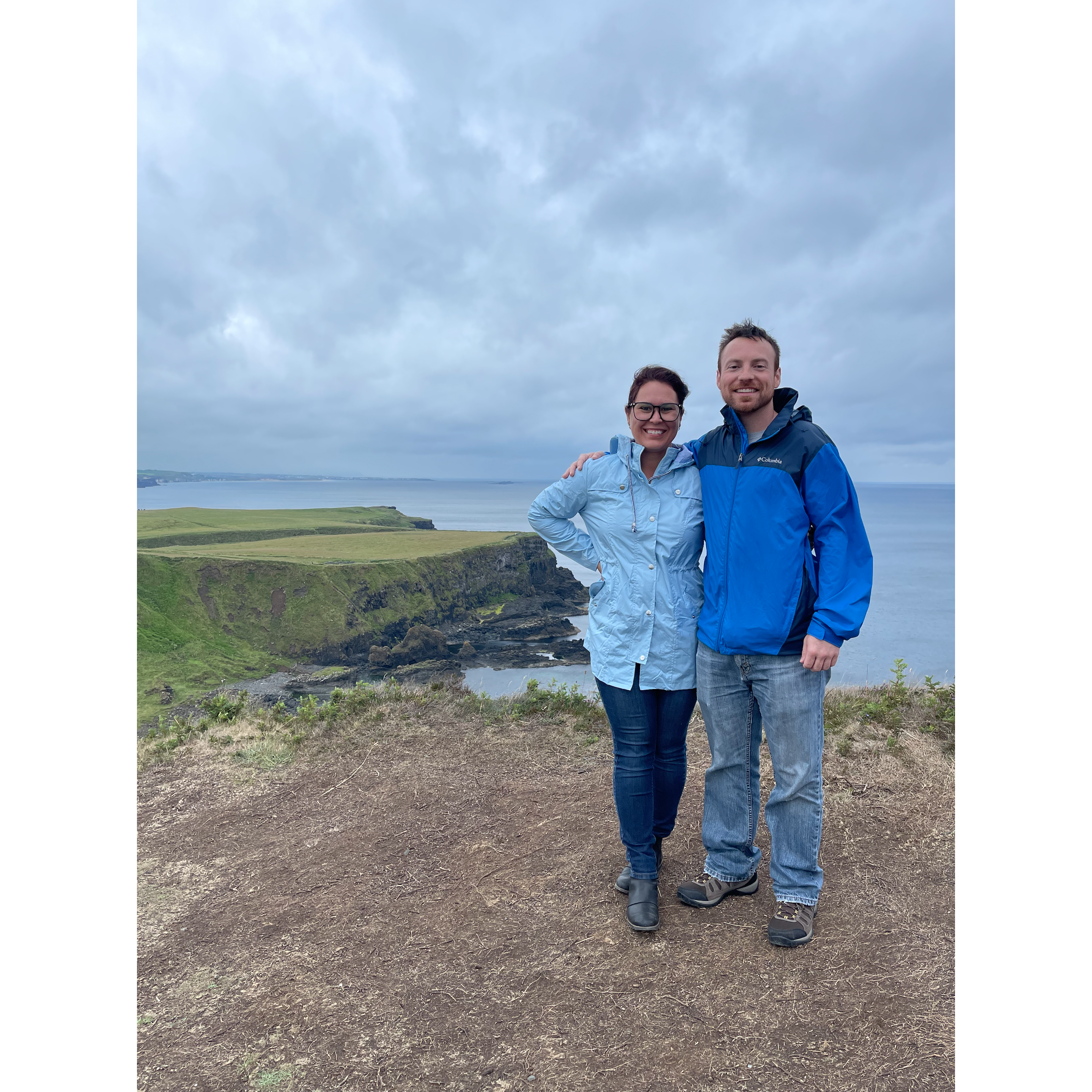 Above the Giants Causeway, Northern Ireland