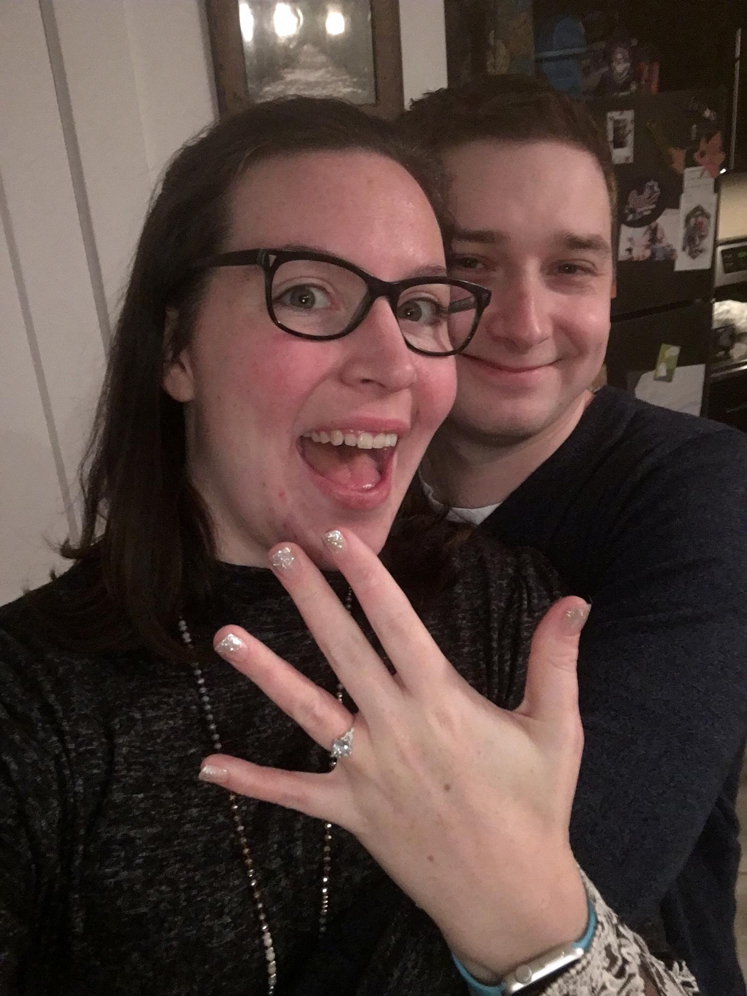 Our engagement night!
