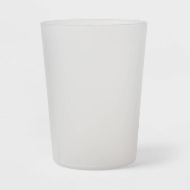 18oz Plastic Short Tumbler Gray - Room Essentials™