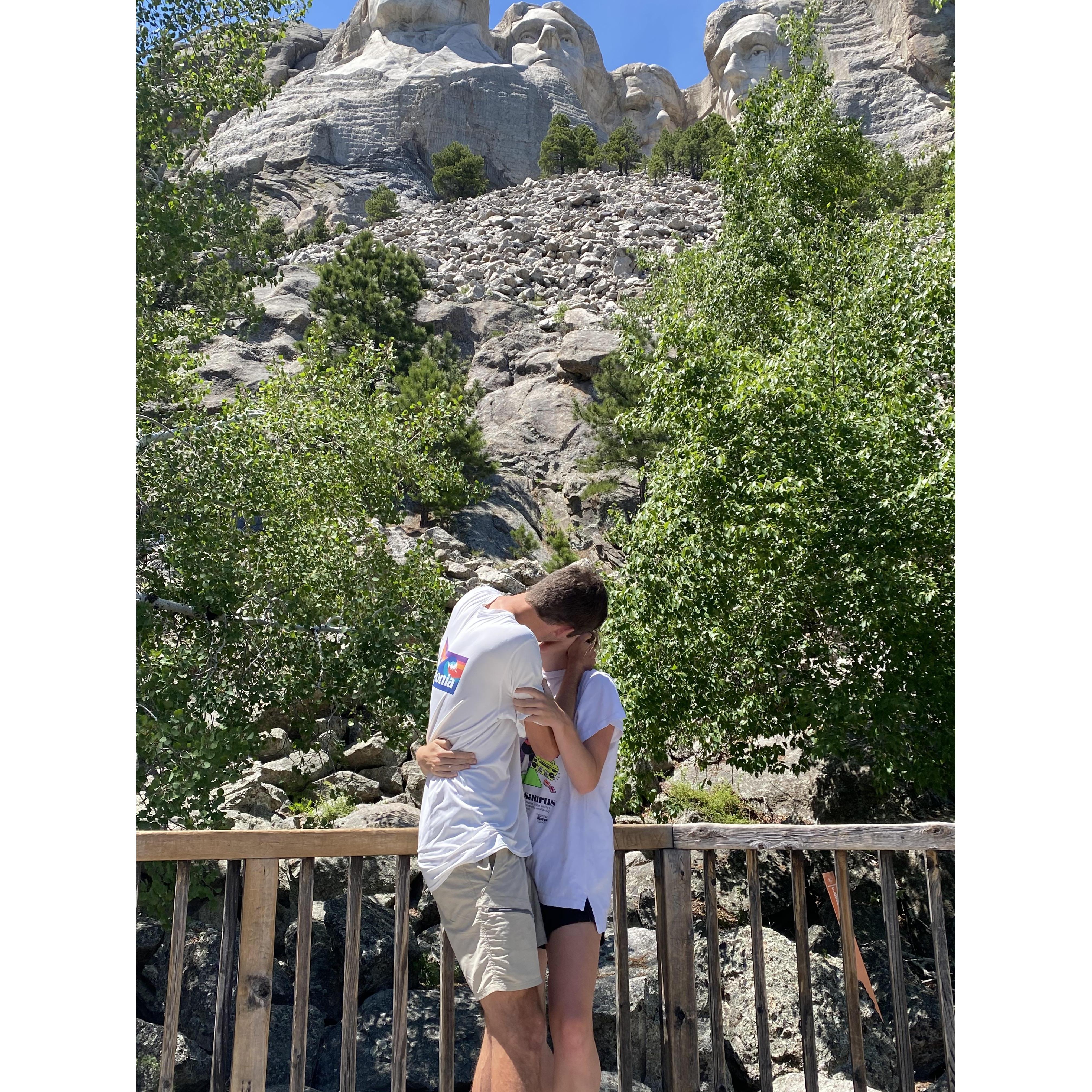Our first kiss