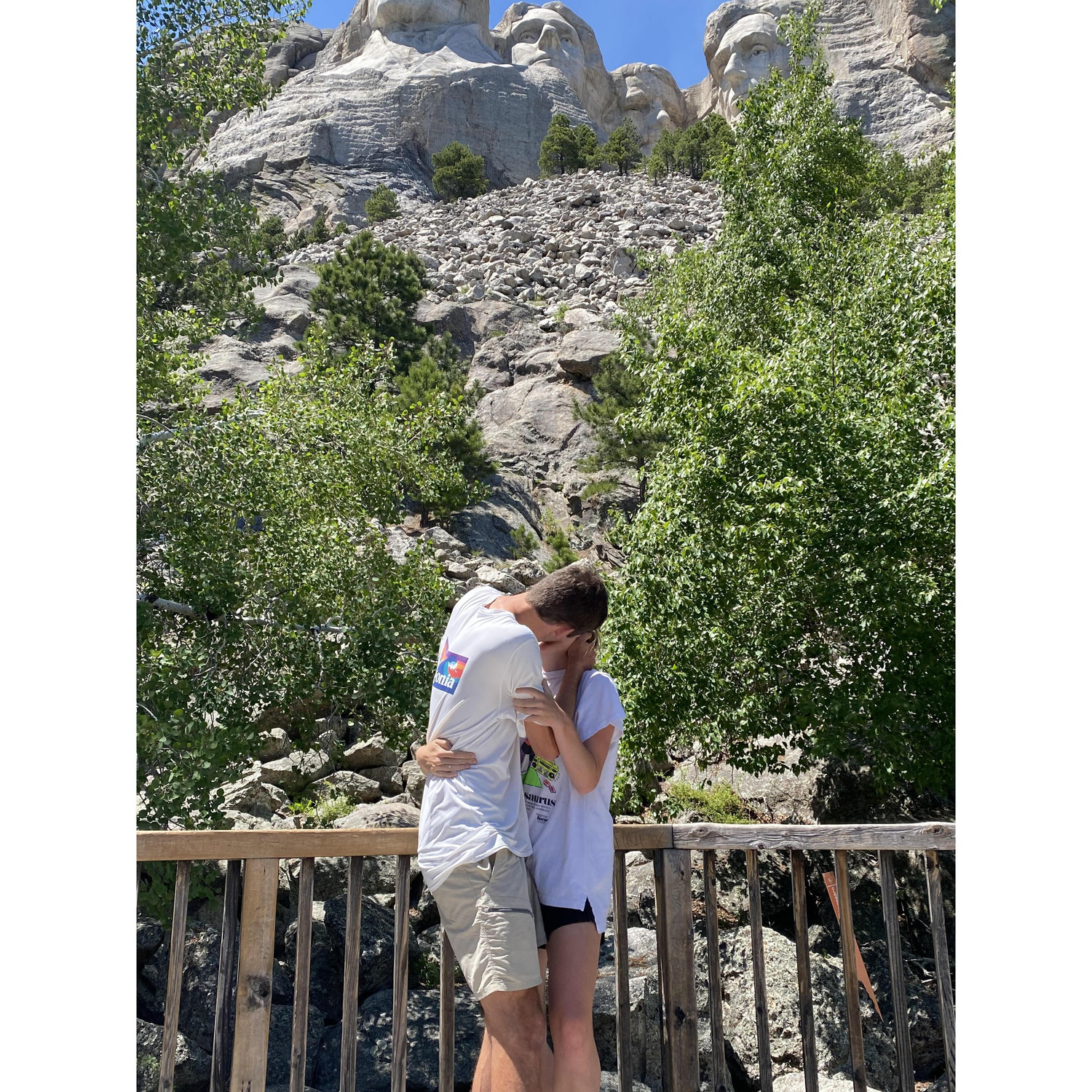 Our first kiss
