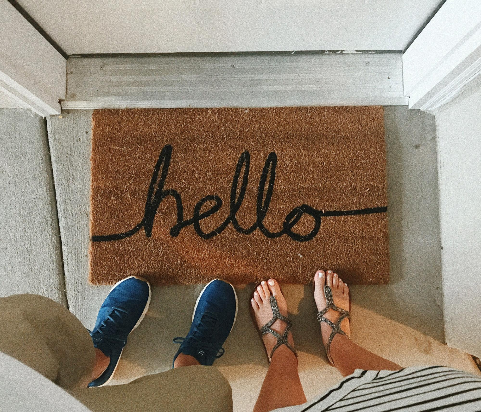 The day we moved in together!
