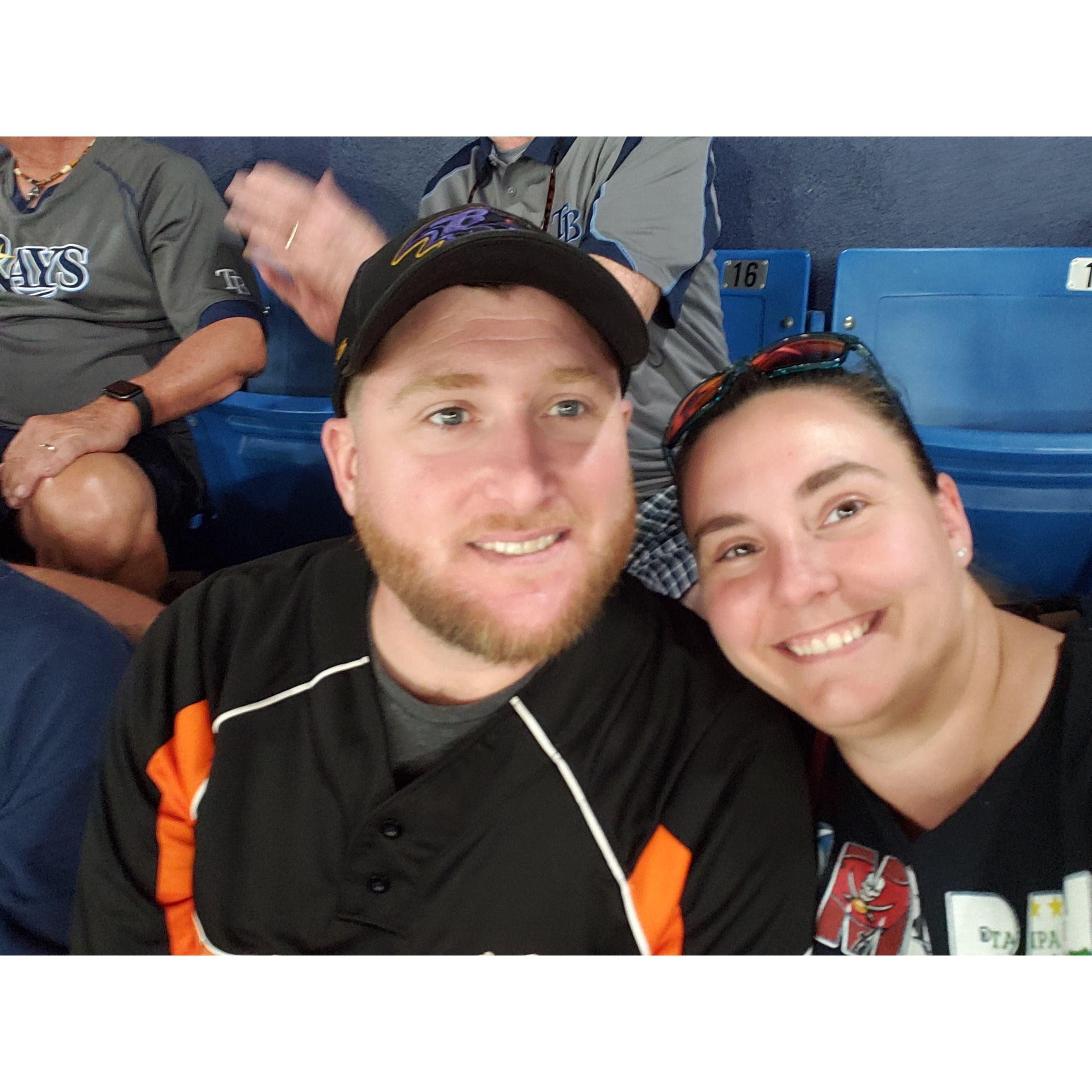 Rays vs Orieols Baseball with my Mom and Dad! July 2022