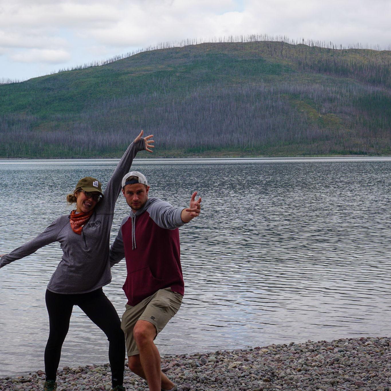 Glacier National Park -- a place that our shared love for the outdoors and each other especially blossomed <3