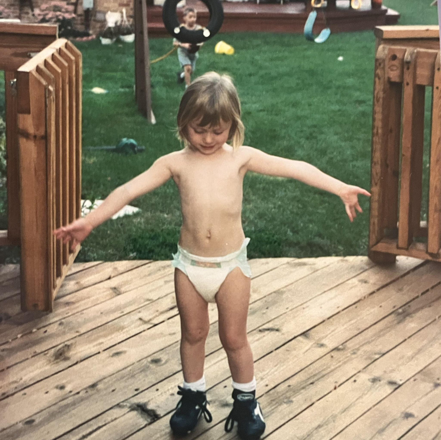 Gabby displaying public indecency