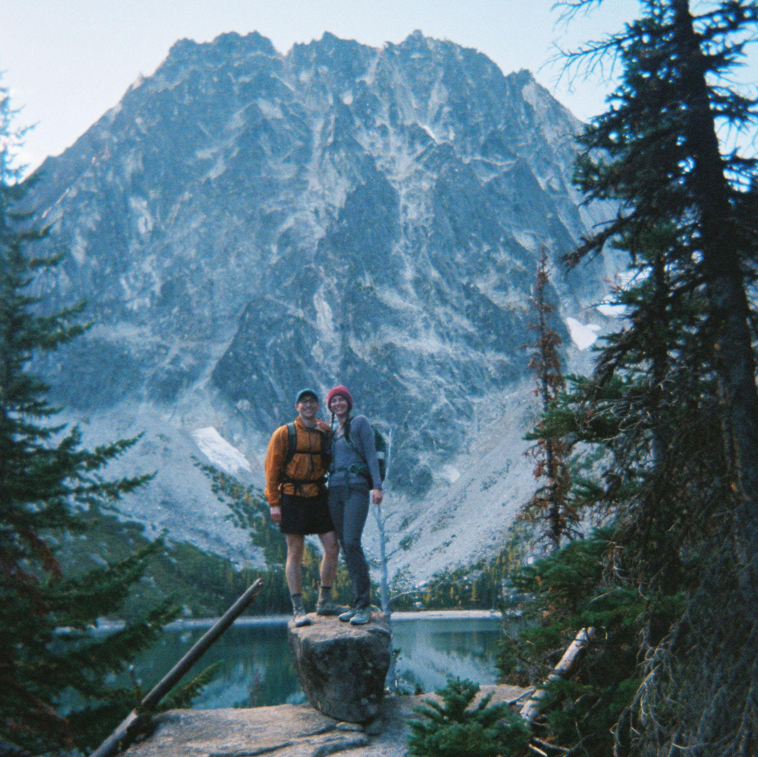 Day we through-hiked the Enchantments -- 20 miles!