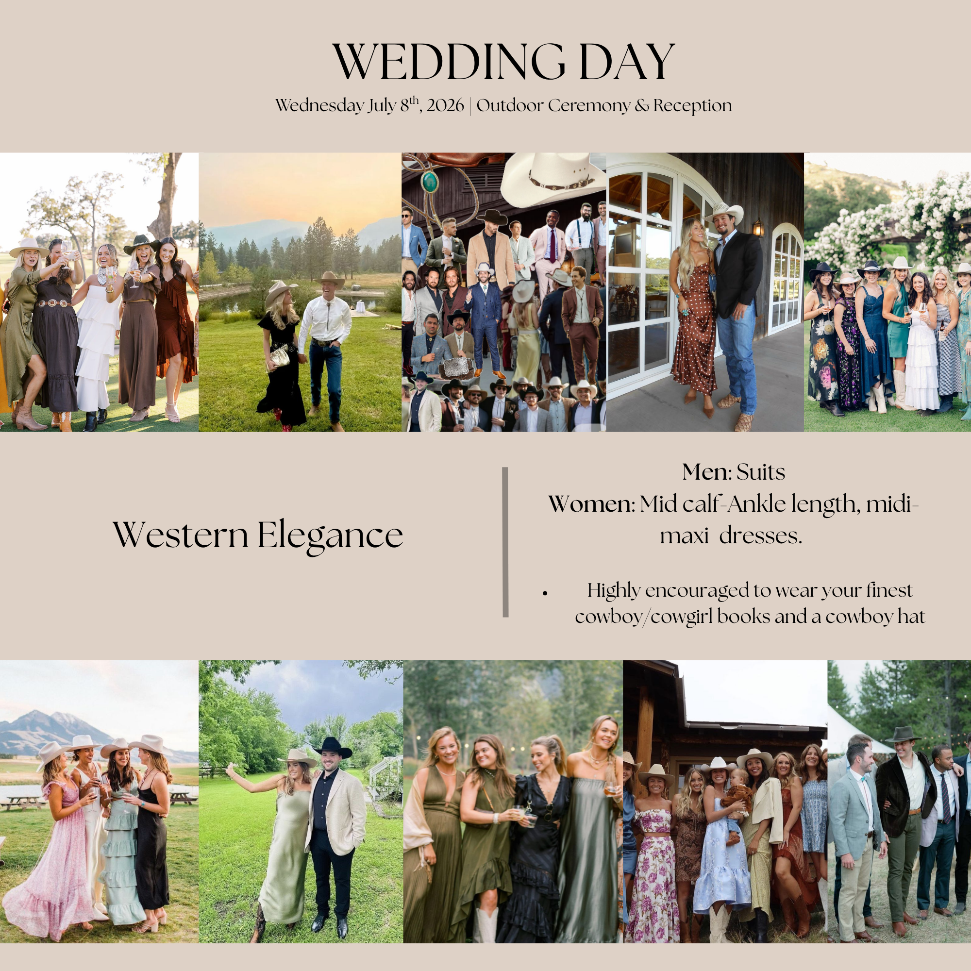 Wedding Day Guest Attire