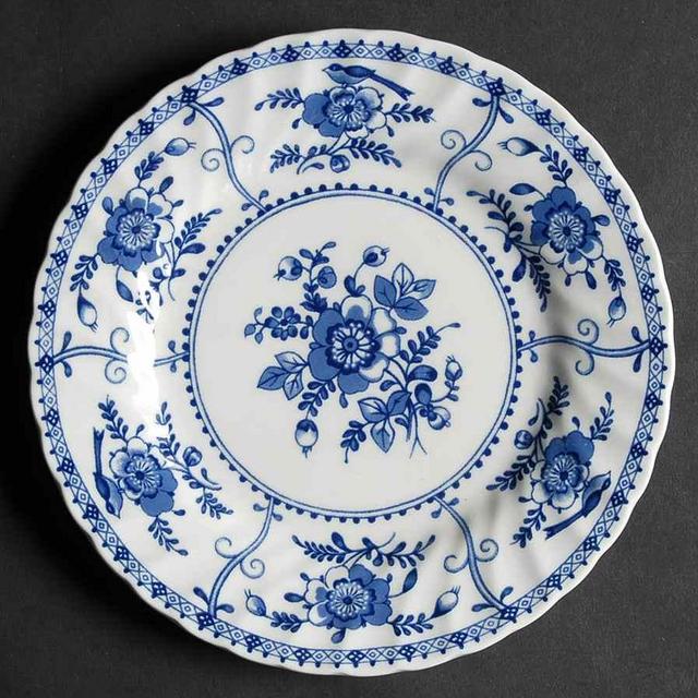 Dessert/Pie Plate Indies Blue by Johnson Brothers