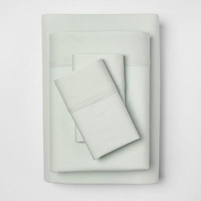 Organic Sheet Set (Queen) Gray Mint 300 Thread Count - Threshold™